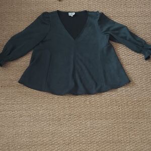 Tuckernuck Dark Green Women's Blouse